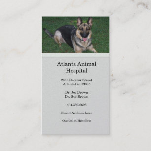 German Shepherd Business Card