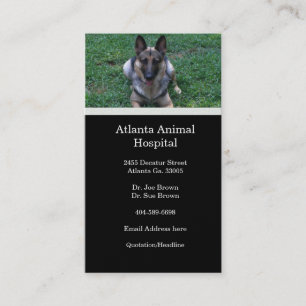 German Shepherd Business Card