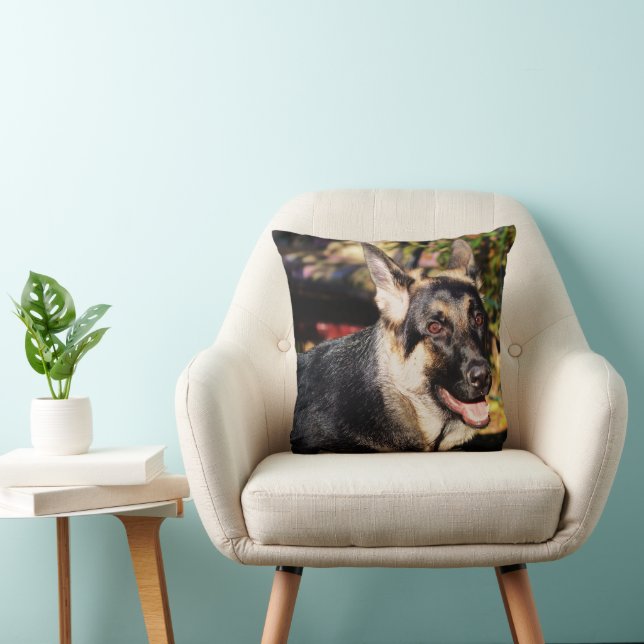 German Shepherd by Shirley Taylor Cushion (Chair)