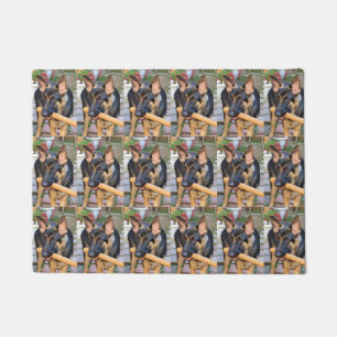 German Shepherd by Shirley Taylor Doormat
