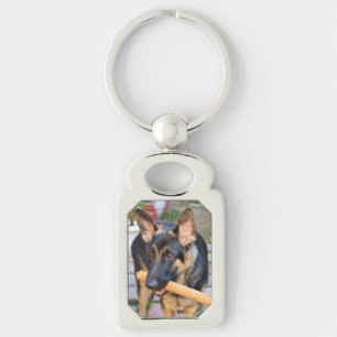 German Shepherd by Shirley Taylor Key Ring