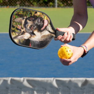 German Shepherd by Shirley Taylor Pickleball Paddle