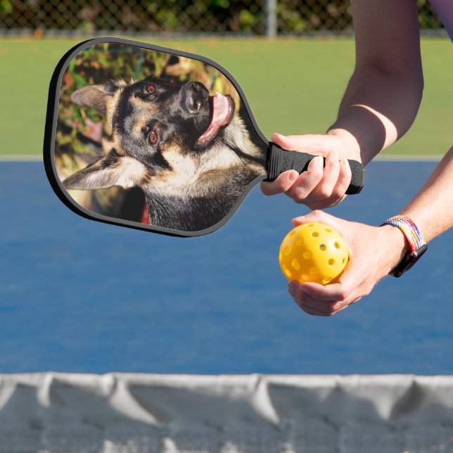 German Shepherd by Shirley Taylor Pickleball Paddle (Insitu)