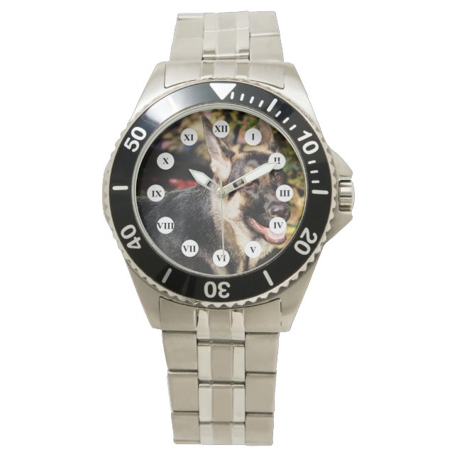 German Shepherd by Shirley Taylor Watch (Front)