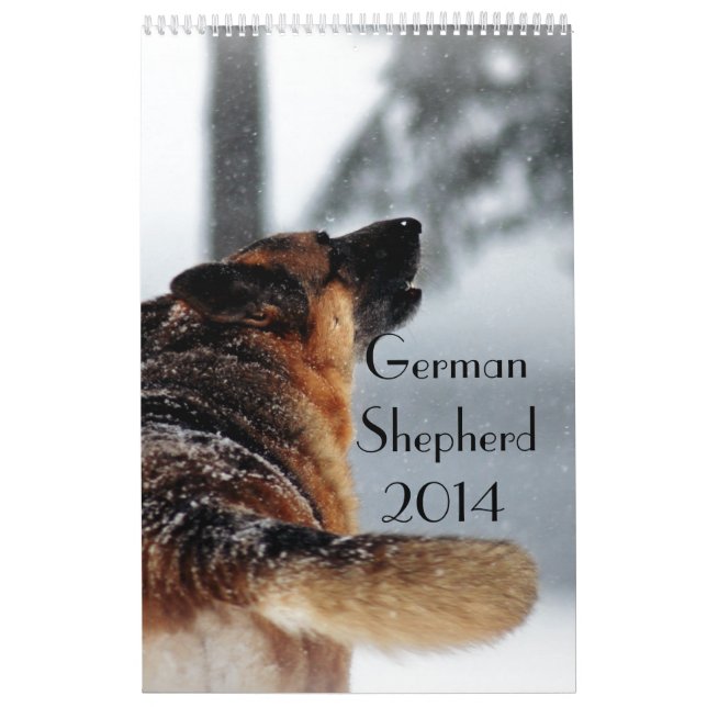 German Shepherd Calendar (Cover)