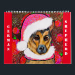 German Shepherd Calendar<br><div class="desc">This beautiful German Shepherd Art Collection would make the perfect gift!</div>