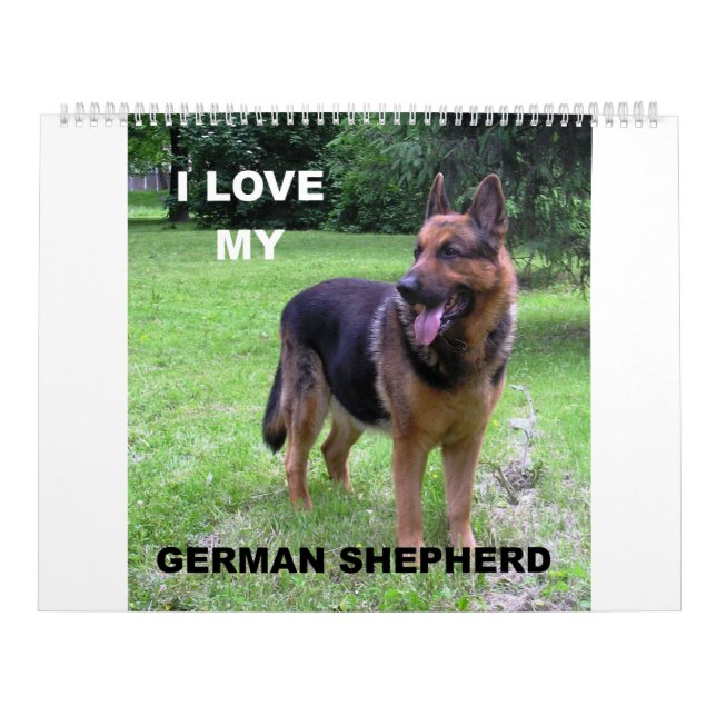 German Shepherd  Calendar (Cover)