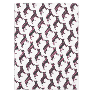 German-Shepherd-Cancer-Ribbon-Black Tablecloth