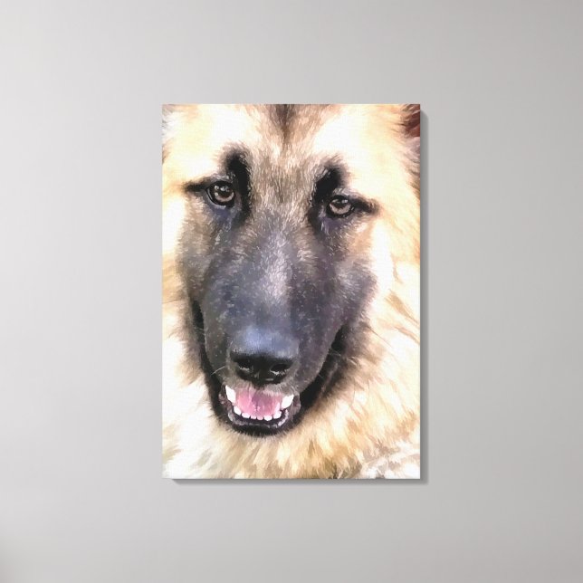 GERMAN SHEPHERD CANVAS PRINT (Front)