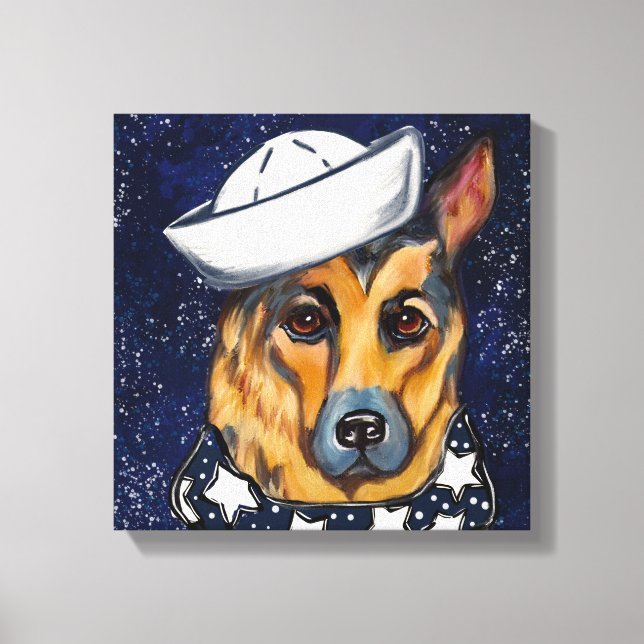 German Shepherd        Canvas Print (Front)