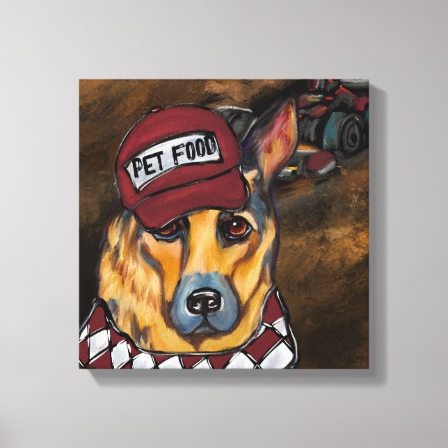 German Shepherd        Canvas Print (Front)