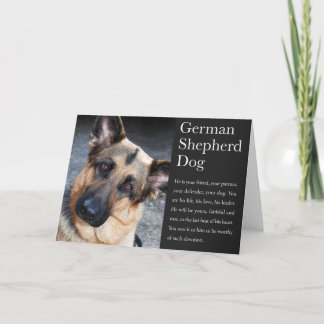 German Shepherd Card