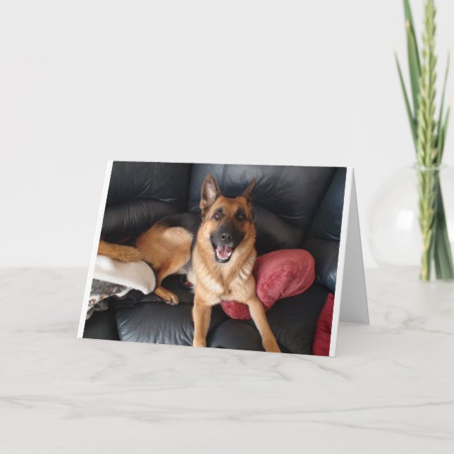 German Shepherd Card (Front)