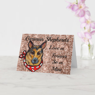 German Shepherd  Card