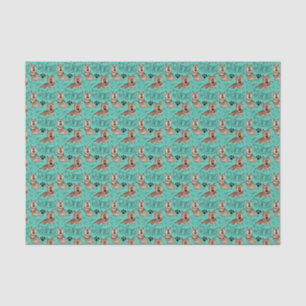 German Shepherd Cartoon Tissue Paper