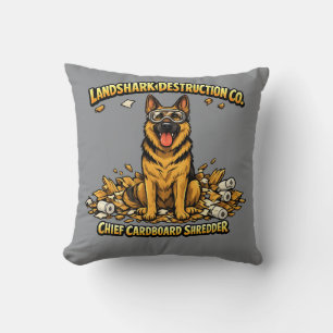 German Shepherd Certified Home Decorator Design Cushion