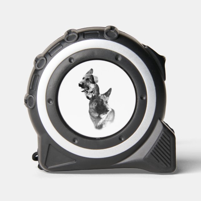 German Shepherd Charcoal 2 - Button 1 (Front)