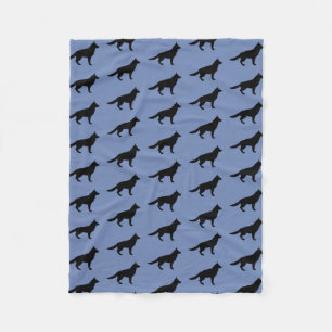 German Shepherd Choose Any Colour Fleece Blanket