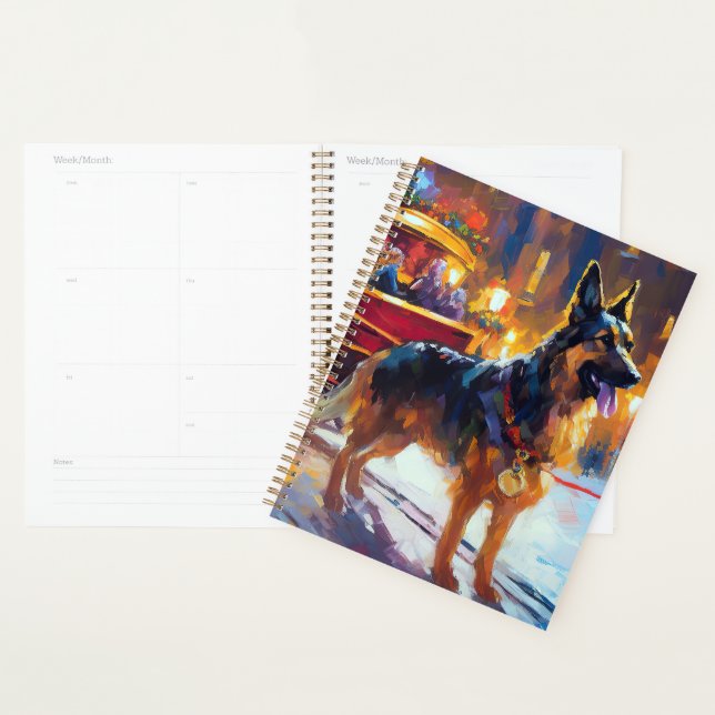 German Shepherd Christmas Festive Season Planner (Display)