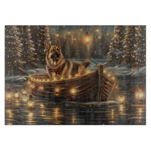 German Shepherd Christmas Festive Voyage Cutting Board