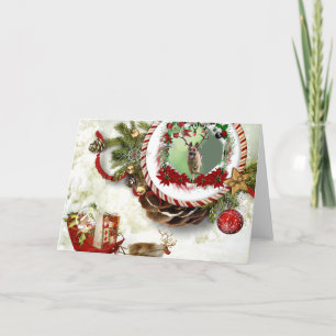 German Shepherd Christmas Holiday Card