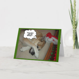 German Shepherd Christmas Holiday Card