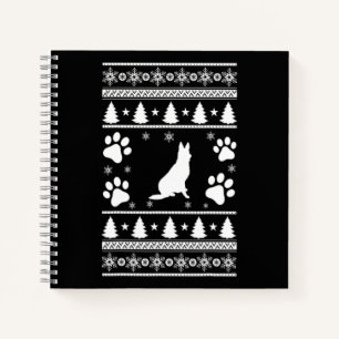 German Shepherd Christmas Notebook