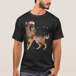 German Shepherd Christmas Pj Costume Party Dog Rei T-Shirt