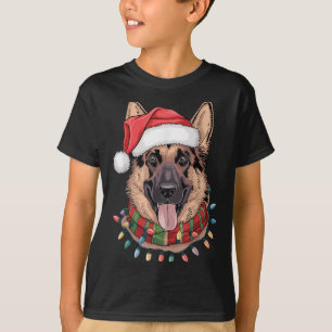 German Shepherd Christmas  T-Shirt