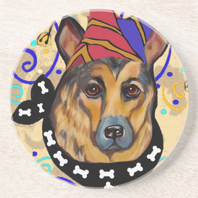 GERMAN SHEPHERD COASTER (Front)