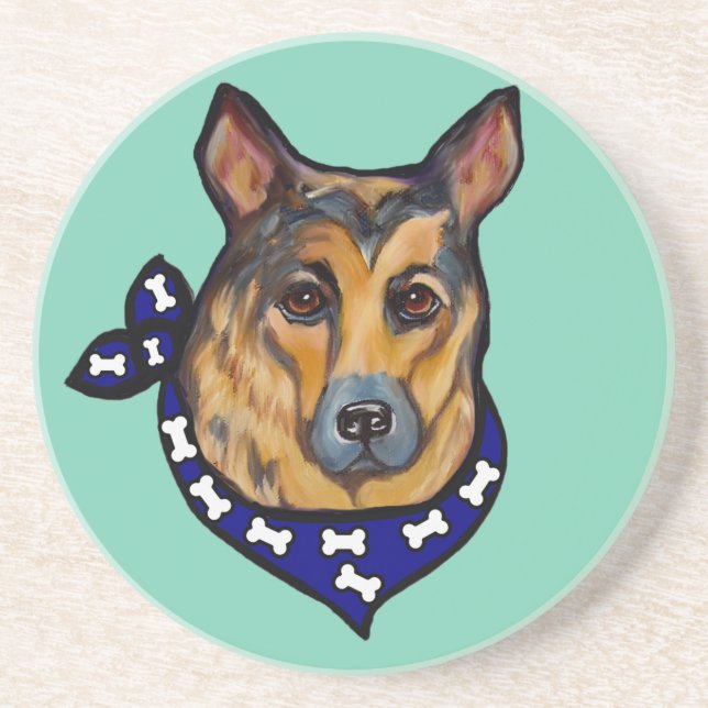 GERMAN SHEPHERD COASTER (Front)