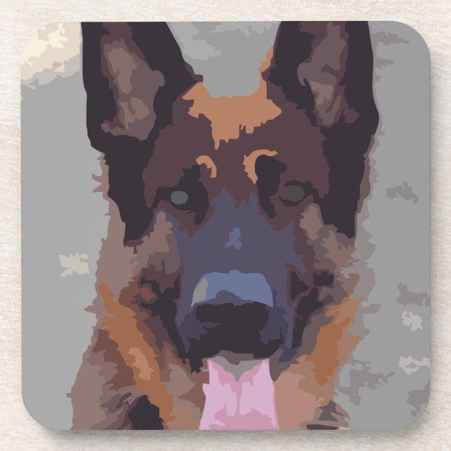 German shepherd coaster (Front)