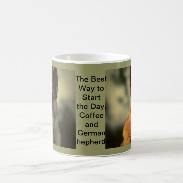 German Shepherd Coffee Mug (Center)