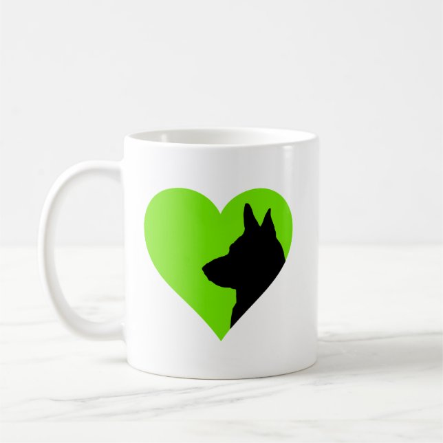 German Shepherd  Coffee Mug (Left)