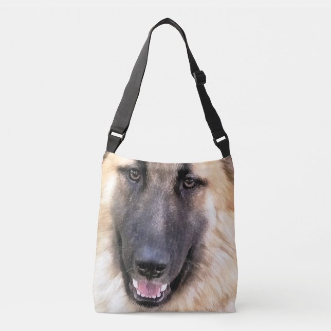 GERMAN SHEPHERD CROSSBODY BAG (Front)
