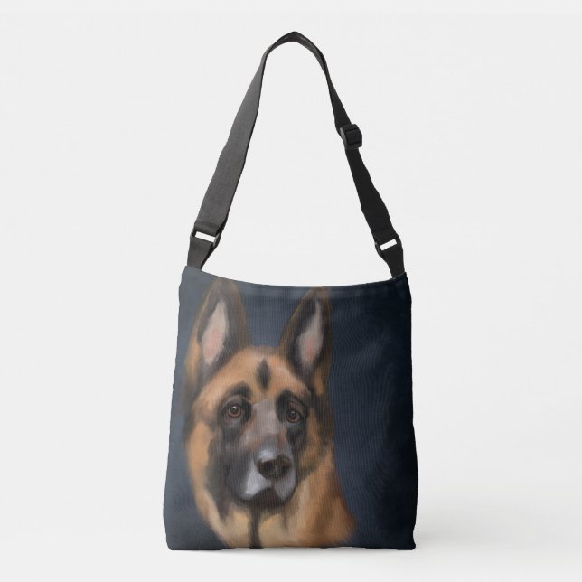 GERMAN SHEPHERD  CROSSBODY BAG (Front)