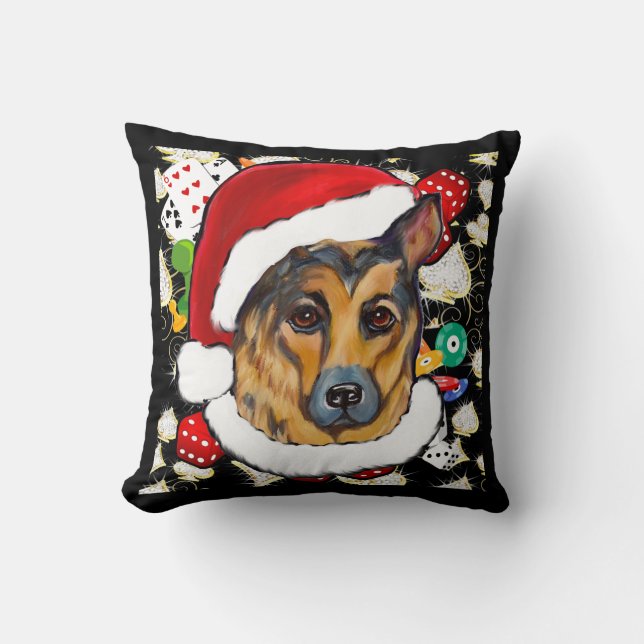 GERMAN SHEPHERD CUSHION (Front)