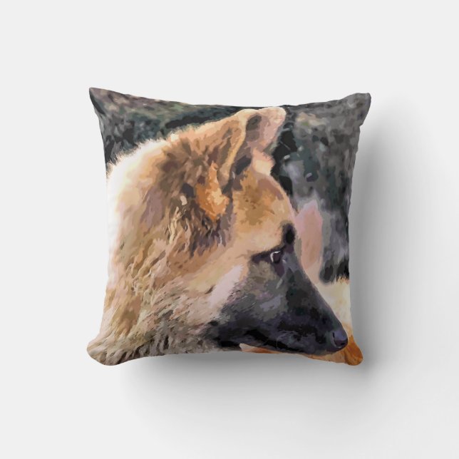 GERMAN SHEPHERD CUSHION (Front)