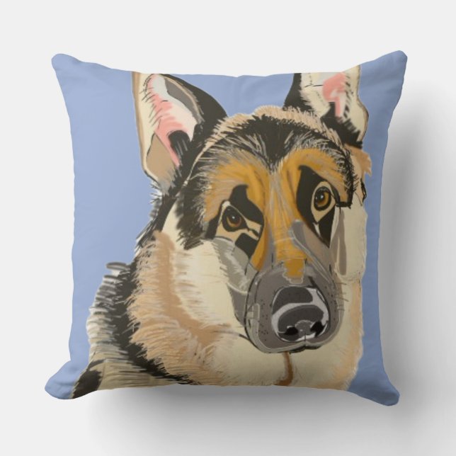 German Shepherd  Cushion (Front)