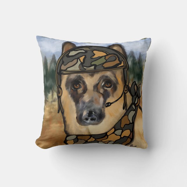 GERMAN SHEPHERD       CUSHION (Front)