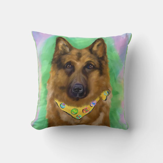 GERMAN SHEPHERD   CUSHION (Front)