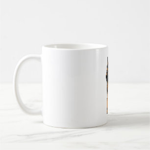 German Shepherd Cute Cartoon Coffee Mug