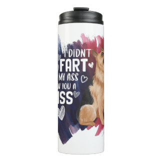 German Shepherd Cute Gift for Dog Dad Dog Mum Thermal Tumbler