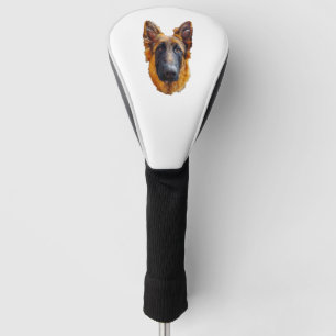 German Shepherd Cute Puppy Dog   Golf Head Cover