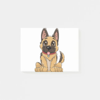 German Shepherd Cute Puppy Post-it Notes