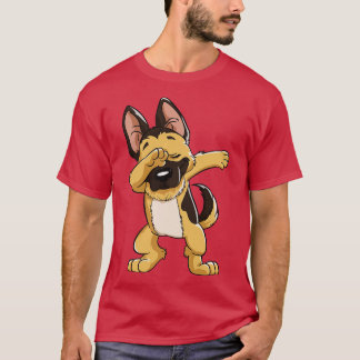 German Shepherd Dabbing Puppy Funny Dab Dance Gift T-Shirt