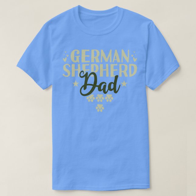 German Shepherd Dad 1 T-Shirt (Design Front)