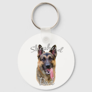 German Shepherd Dad 2 Key Ring
