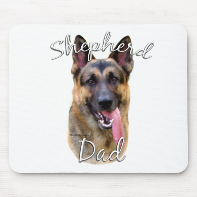 German Shepherd Dad 2 Mouse Mat (Front)