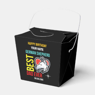 German Shepherd Dad, Dog Dad Birthday       Favour Box